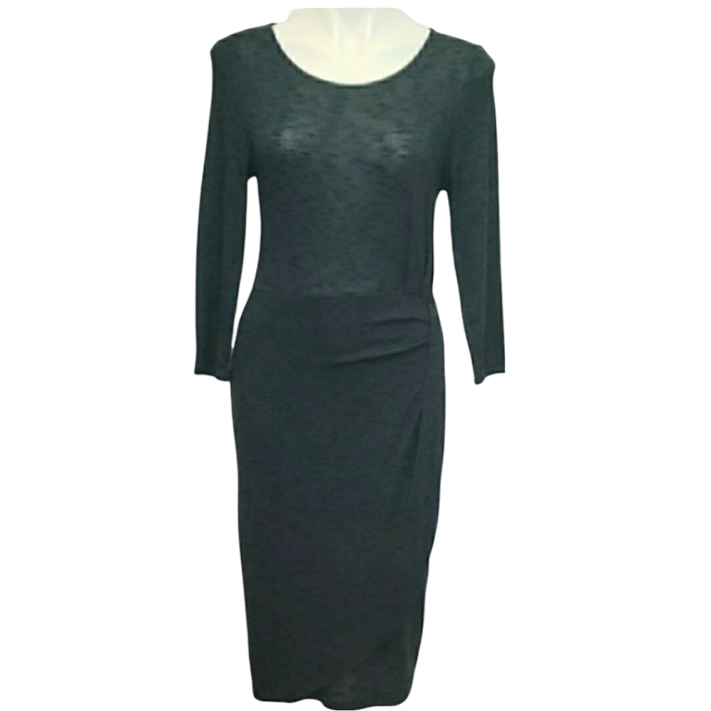 Emerald Green Fitted Midi Dress Women's Size Small